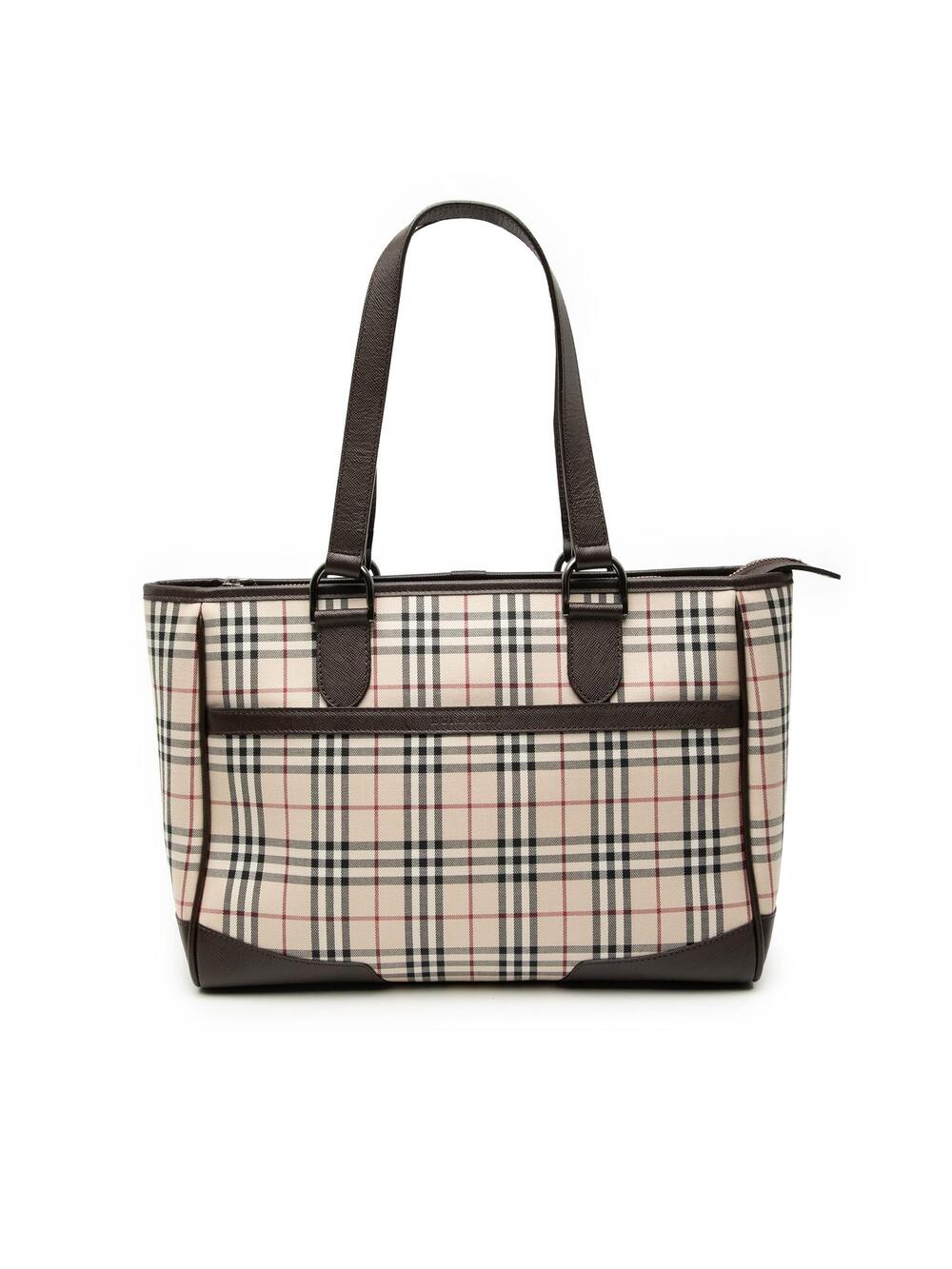 Burberry House Check Canvas Tote Pre- #315591B43B
